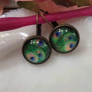 Peacock Earrings